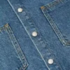 90-tals vintage-logotyp denimskjorta för barn