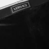 90-tals vintage-logotyp i sammet Leggings