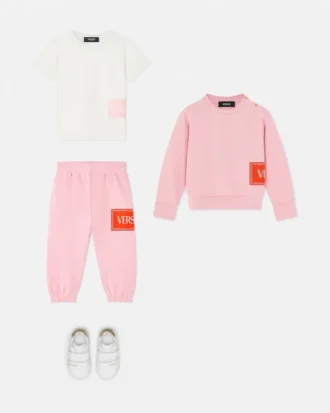 90-tals vintage-logotyp, sweatpants för barn
