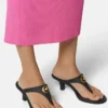 Alia sandaler med remmar i gummi 55 mm