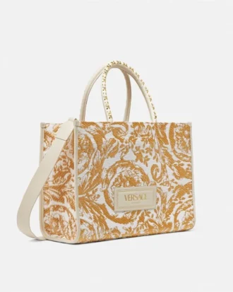 Athena stor raffia-toteväska