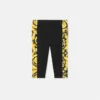 Baby leggings i stretchig bomullsjersey med tryck