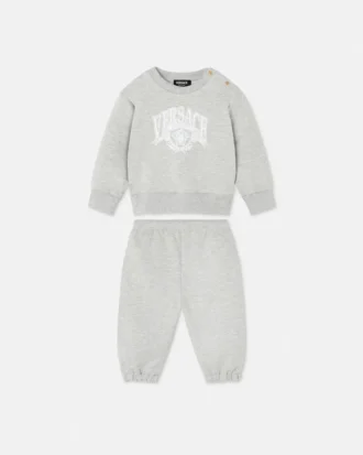 Baby-set i bomullsjersey med tryck
