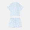 Baby-set i bomullspoplin med tryck Baby-set i bomullspoplin med tryck