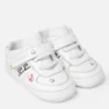 Baby Sneakers i tryckt läder