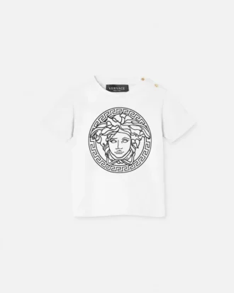 Baby-T-shirt i bomullsjersey med tryck