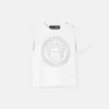 Baby-T-shirt i bomullsjersey med tryck