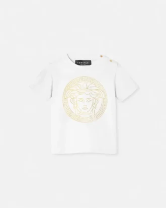 Baby-T-shirt i bomullsjersey med tryck