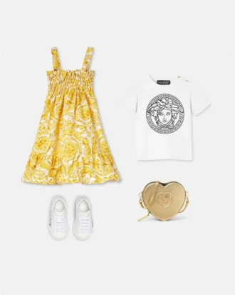 Baby-T-shirt i bomullsjersey med tryck