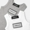 Babybodysuit i ribbad bomull, 2-pack Babybodysuit i ribbad bomull, 2-pack