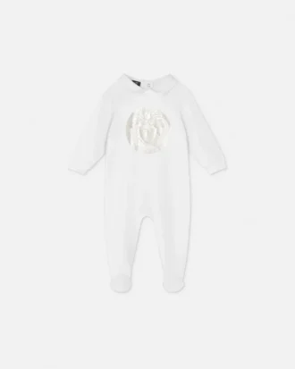 Babyoverall i tryckt bomullsjersey