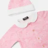 Babyoverall i tryckt bomullsjersey