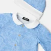 Babyoverall i tryckt bomullsjersey