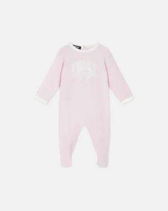 Babypyjamas i bomullsjersey med tryck