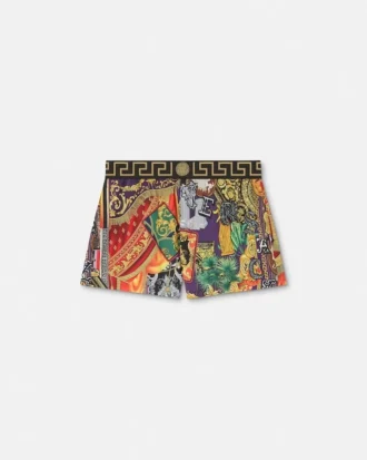 Badshorts med tryck