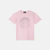 Barn T-shirt i bomullsjersey med tryck och dekorationer