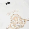 Barn T-shirt i bomullsjersey med tryck och dekorationer