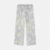 Barnbyxor i tryckt silkes-twill Barnbyxor i tryckt silkes-twill