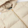 Barnjacka i jacquardnylon med vaddering