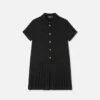 Barnkjol i jacquardsatin med plissering Barnkjol i jacquardsatin med plissering