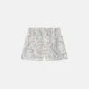 Barnshorts i tryckt silkes twill