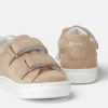 Barnsneakers i mocka