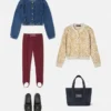 Jacquard Milano-Stitch-leggings för barn Jacquard Milano-Stitch-leggings för barn