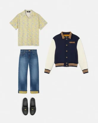 Jacquardjeans för barn