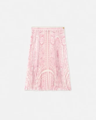 Barocco Foulard Plisserad midikjol för barn