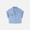 Barocco Jacquard Chambray Boxy Shirt Barocco Jacquard Chambray Boxy Shirt