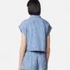 Barocco Jacquard Chambray Boxy Shirt Barocco Jacquard Chambray Boxy Shirt