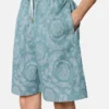 Barocco Jacquard Chambray Denim Shorts Barocco Jacquard Chambray Denim Shorts
