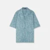 Barocco Jacquard Chambray Denimskjorta Barocco Jacquard Chambray Denimskjorta