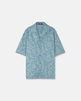 Barocco Jacquard Chambray Denimskjorta