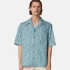 Barocco Jacquard Chambray Denimskjorta Barocco Jacquard Chambray Denimskjorta