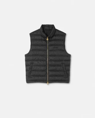 Barocco Jacquard Puffer Vest