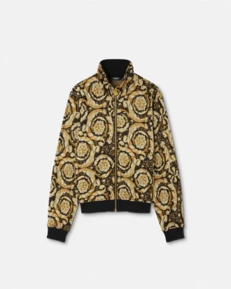 Barocco Jacquard Zip Sweatshirt