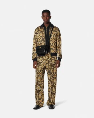 Barocco Jacquard Zip Sweatshirt