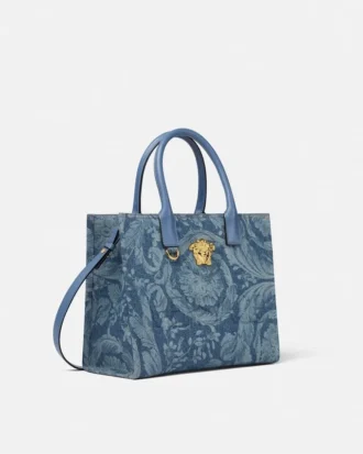 Barocco La Medusa Denim liten tygväska