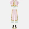 Barocco Pinstripe Silk Kids Shirt