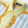Barocco Pinstripe Silk Kids Shirt