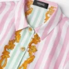 Barocco Pinstripe Silk Kids Shirt