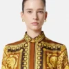 Barocco Silk Mini Shirt Dress Barocco Silk Mini Shirt Dress