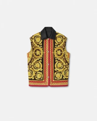 Barocco Silk Vändbar quiltad väst