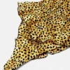 Bodysuit i silke med cheetah-mönster