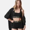 Bralette i bomullsjersey med rund halsringning