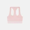 Bralette i bomullsjersey med rund halsringning