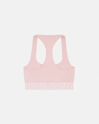 Bralette i bomullsjersey med rund halsringning