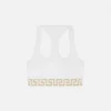 Bralette i bomullsjersey med rund halsringning