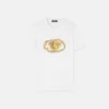 Broderad Buckle Crest-T-shirt